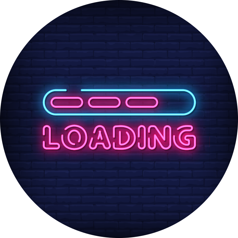 Loading neon lights custom rug - TenStickers