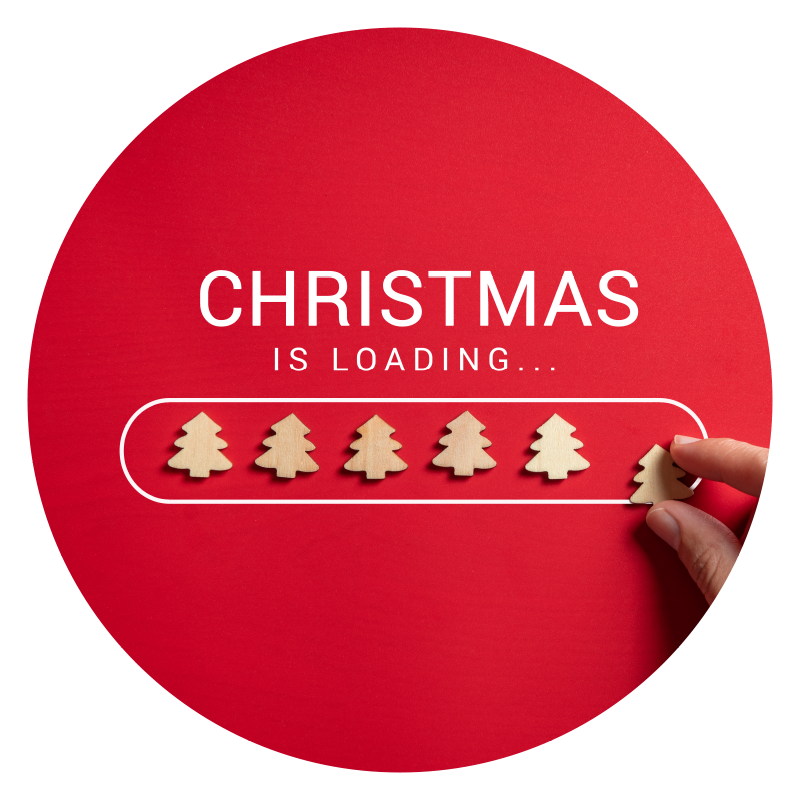 Christmas vinyl rug with a text - TenStickers