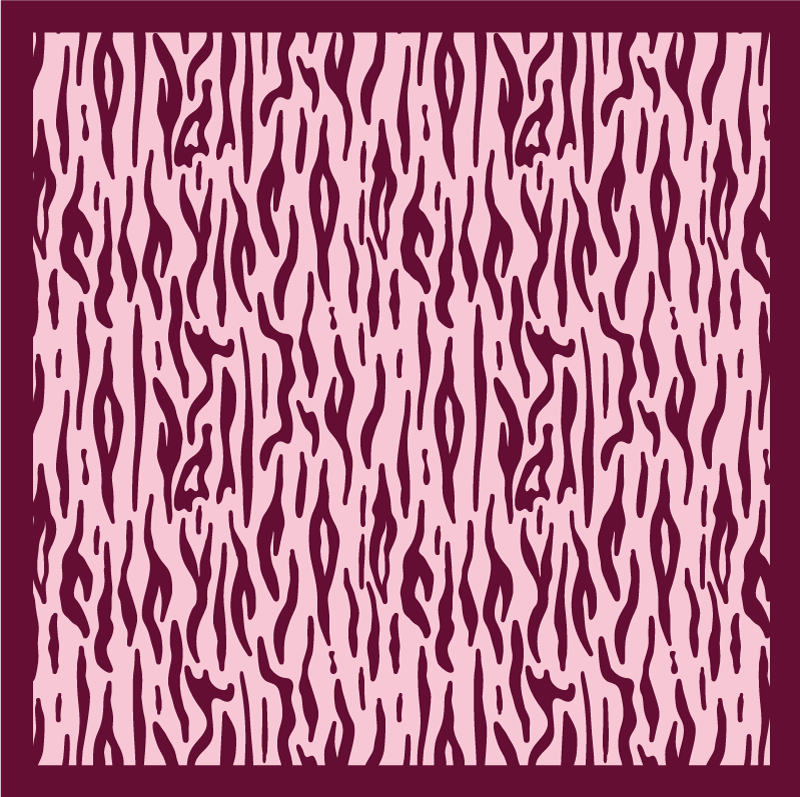 Animal print rug with bold animal patterns - TenStickers