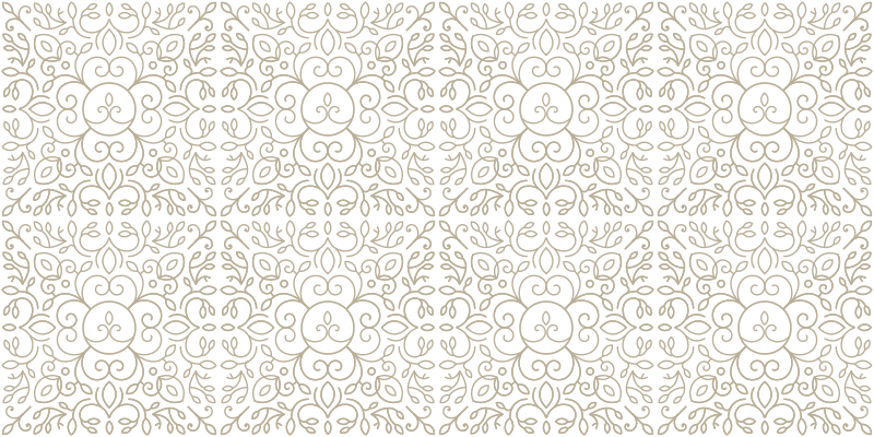 Floral outline concept kids rug - TenStickers