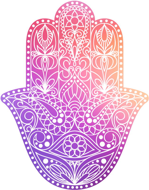 Mandala rug with handcrafted design - TenStickers