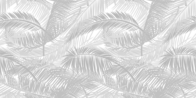Stylish Palm Leaves nature rug - TenStickers