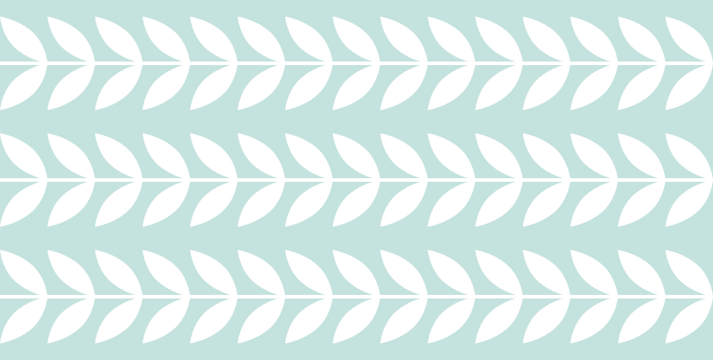 Vintage Leaves nature vinyl rug - TenStickers