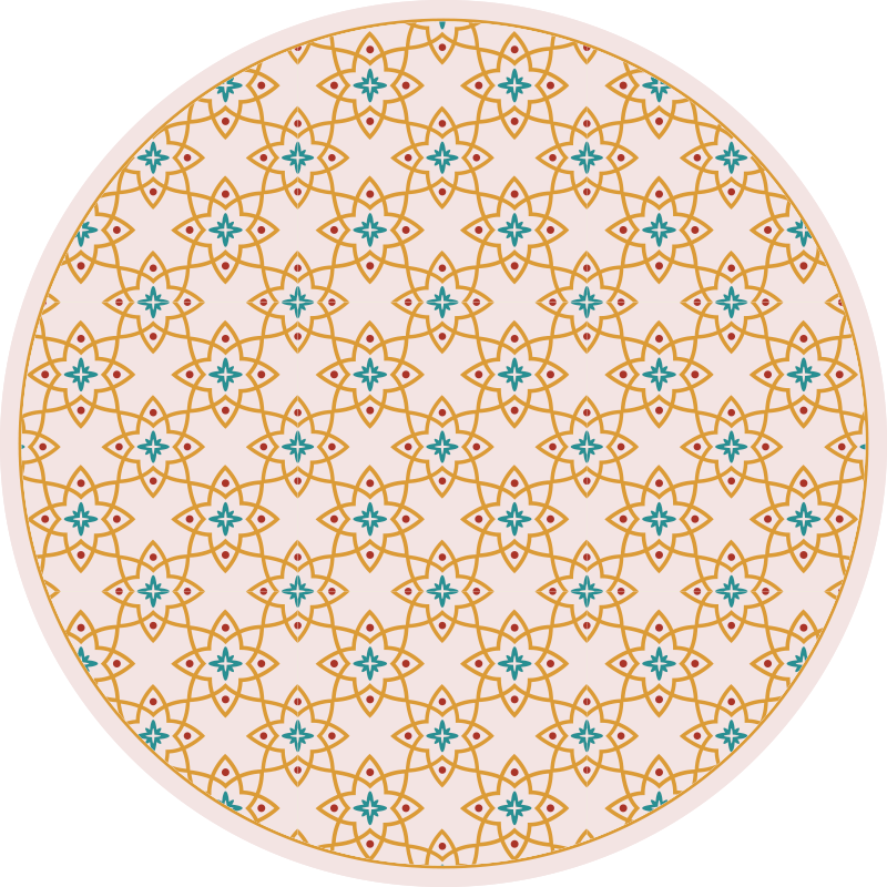 Vibrant mosaic arrangement kitchen mat - TenStickers