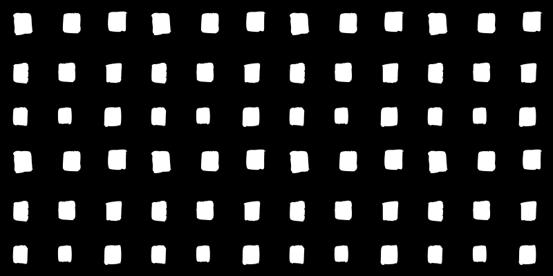 Black and white square pattern minimalistic rug - TenStickers