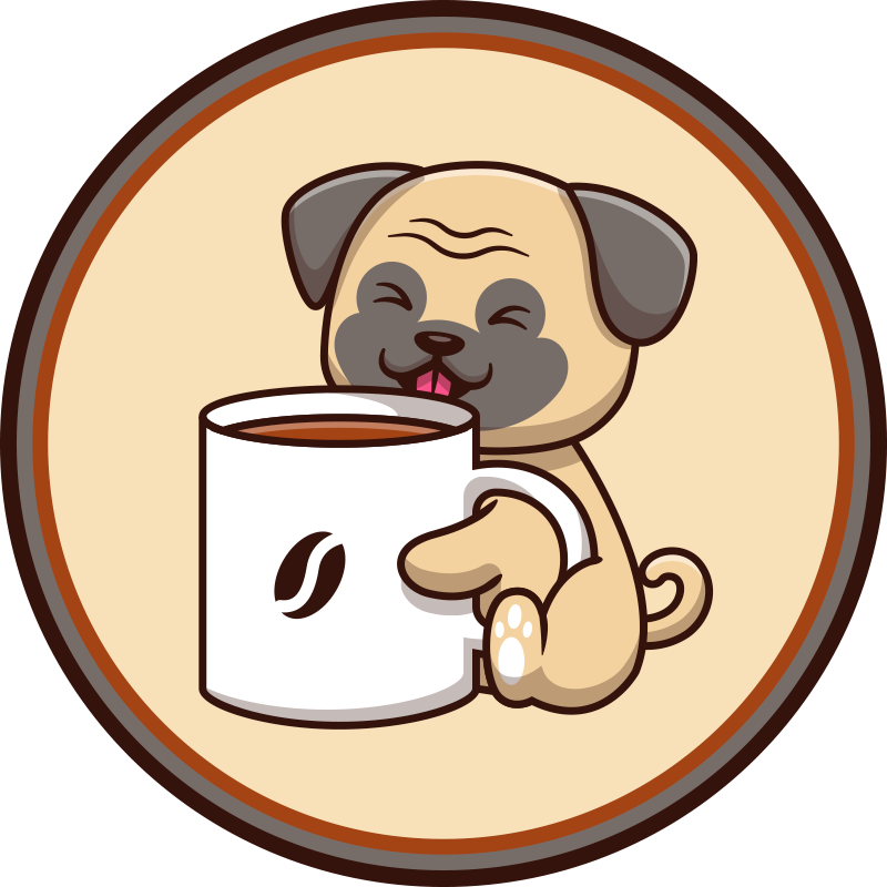 Animal mat cute pug design - TenStickers