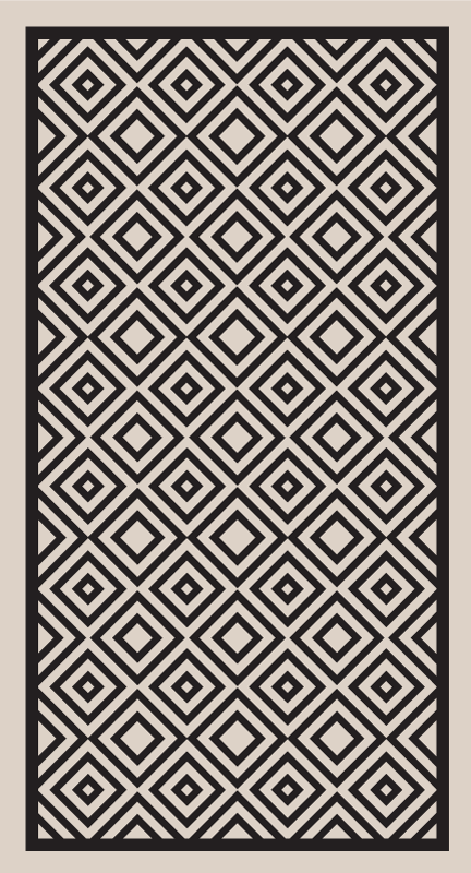 Bedroom carpet mosaic a area rug - TenStickers