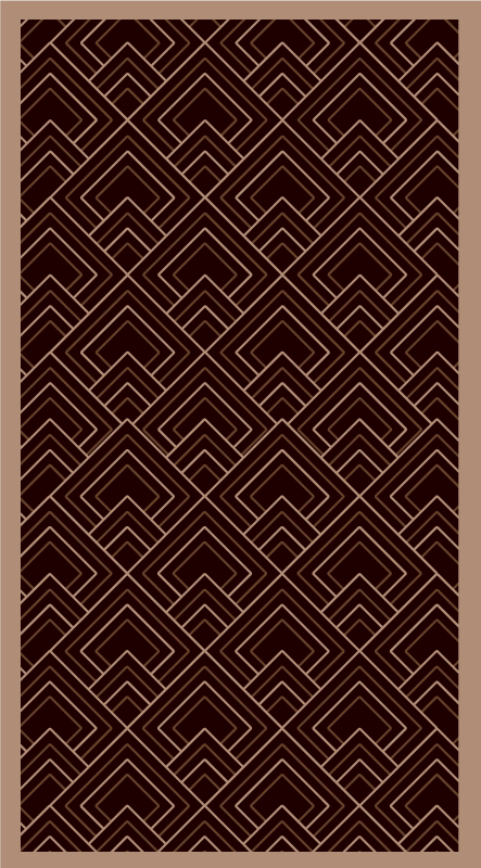 Black composition bedroom carpet - TenStickers