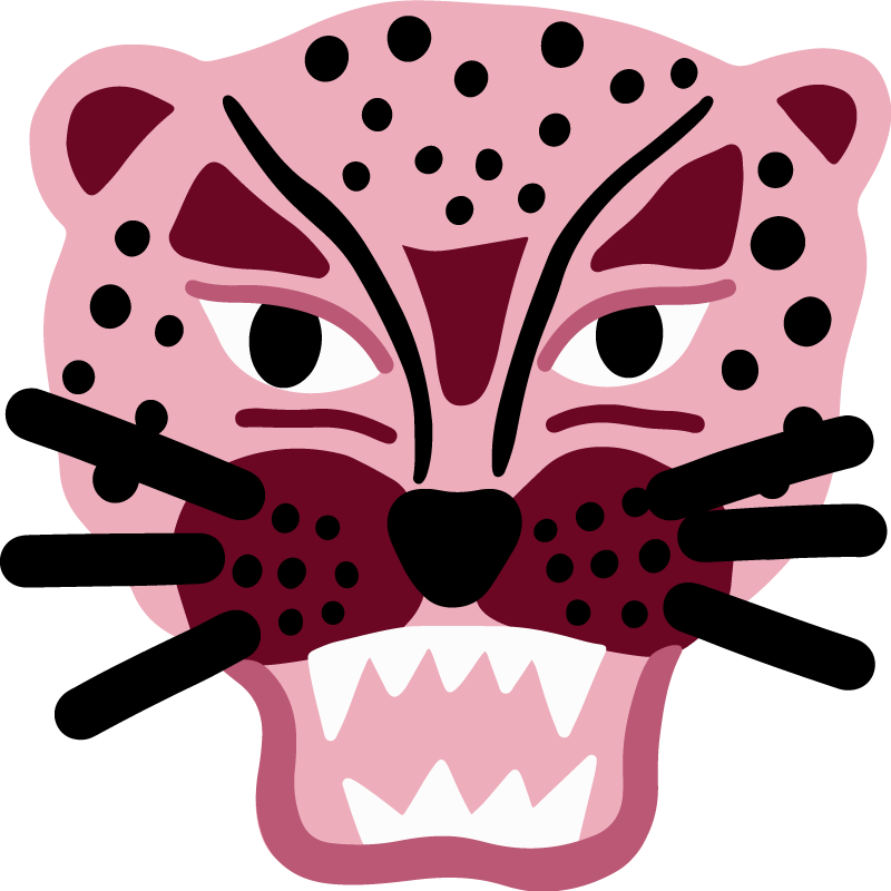 Fierce Leopard Head kids rug - TenStickers