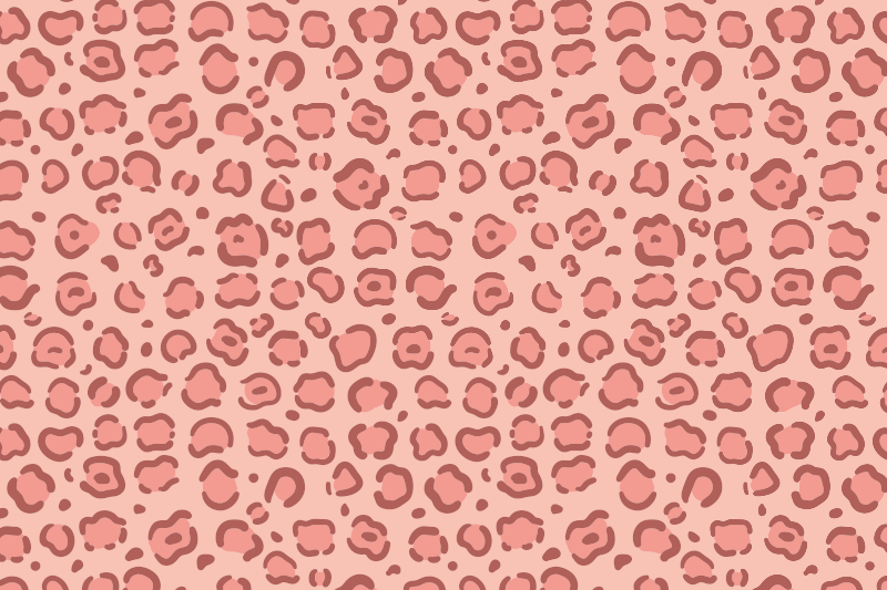 Leopard Dots animal print rug - TenStickers