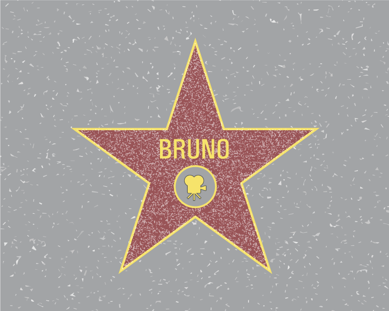 Star Recognition custom floor mat - TenStickers