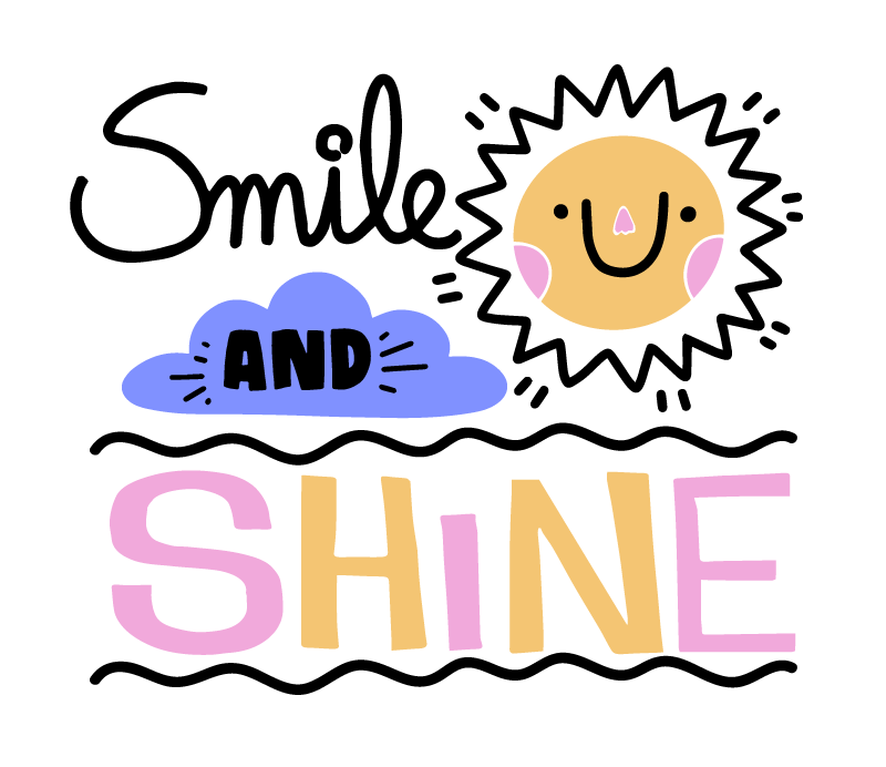 Smile and shine custom rug - TenStickers