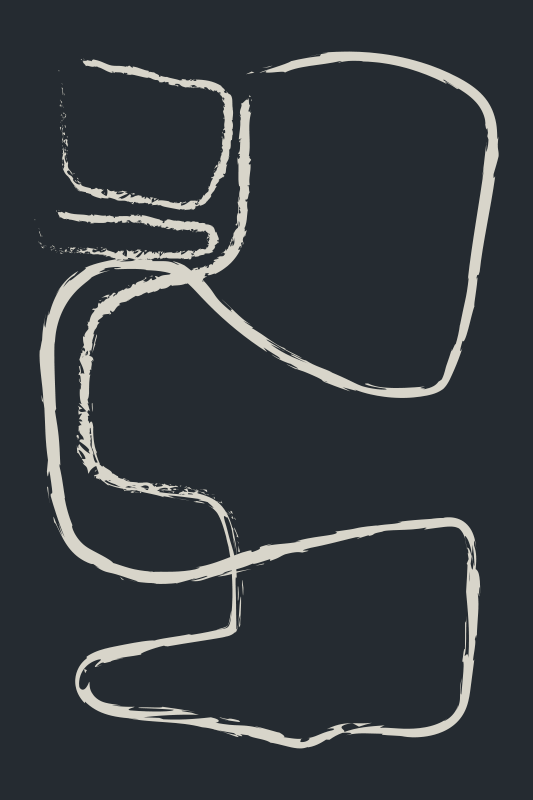 Abstract Line Patterns minimalistic rug - TenStickers