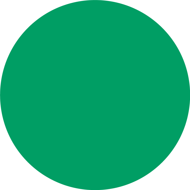 Vibrant Green circular rug - TenStickers