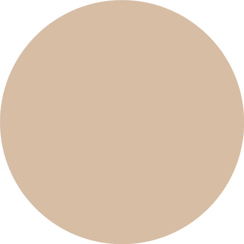 Soft Beige Hue circular rug - TenStickers