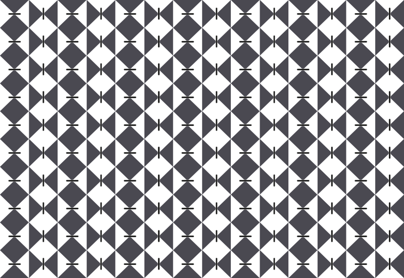 Nordic style squared knots nordic vinyl rug - TenStickers