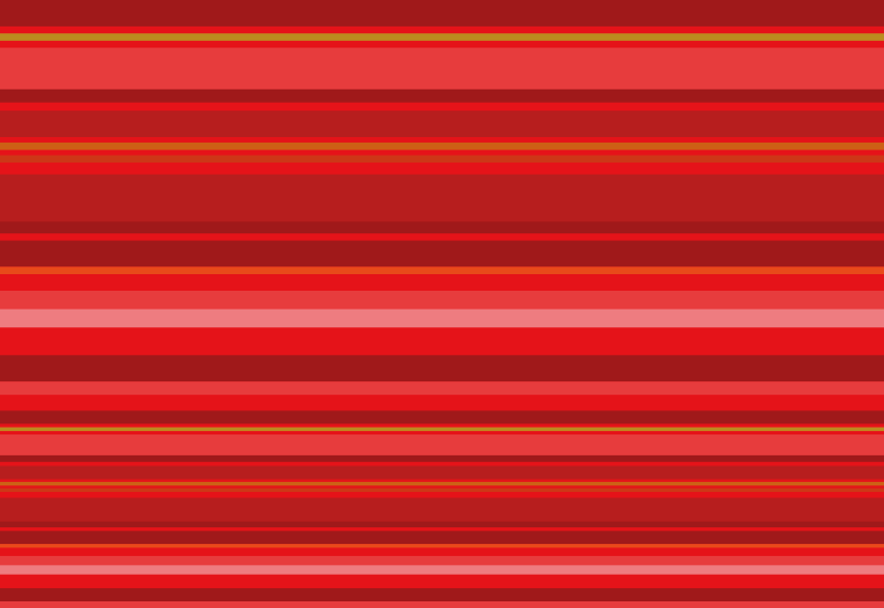 Vibrant red pattern stripes rug - TenStickers