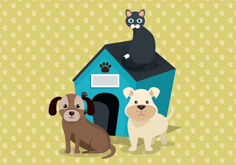 Animal mat for dogs at home - TenStickers