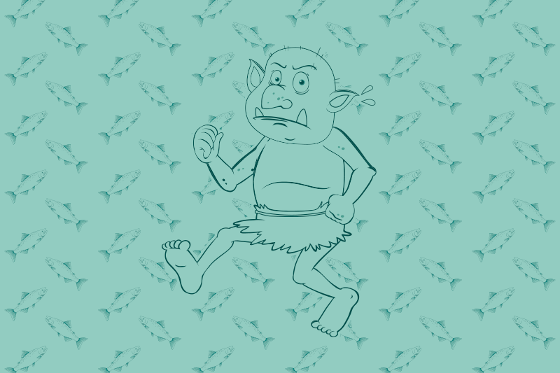 Runaway Cartoon Character kids rug - TenStickers