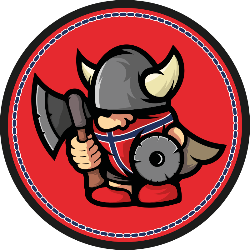 Viking Warrior Emblem kids rug - TenStickers