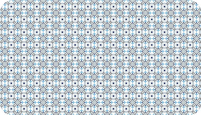Azure elegant arrangement mosaic rug - TenStickers