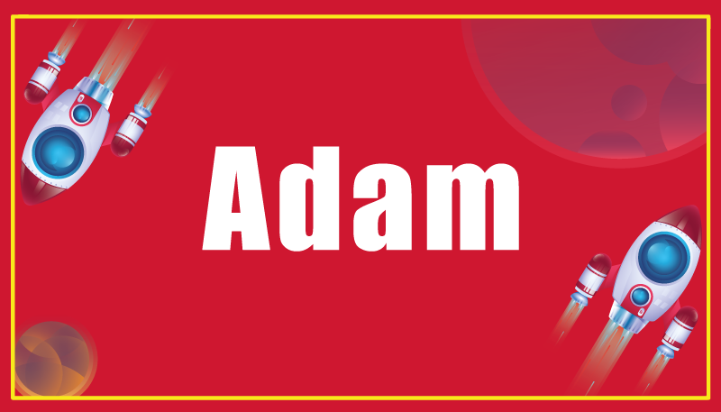 Rocket with custom name kids rug - TenStickers