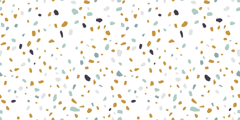 Nordic style terrazzo texture vinyl rug - TenStickers