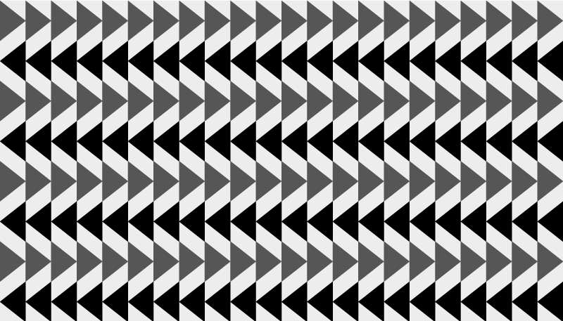 Grey triangular pattern geometric rug - TenStickers