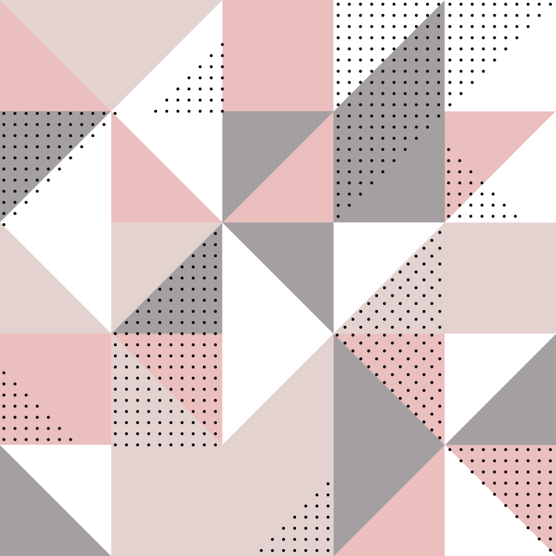 Triangular Color Segments geometric rug - TenStickers