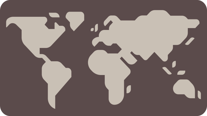 Beige and grey motif map rug - TenStickers
