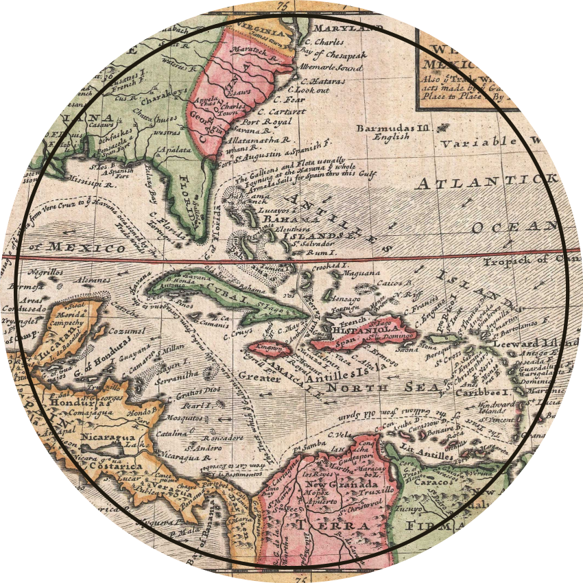 Antique Map Design map rug - TenStickers