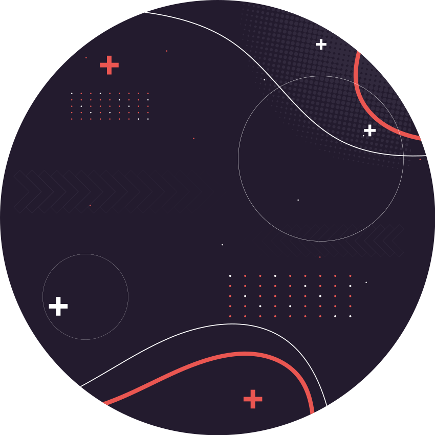 Abstract Curved Patterns modern rug - TenStickers