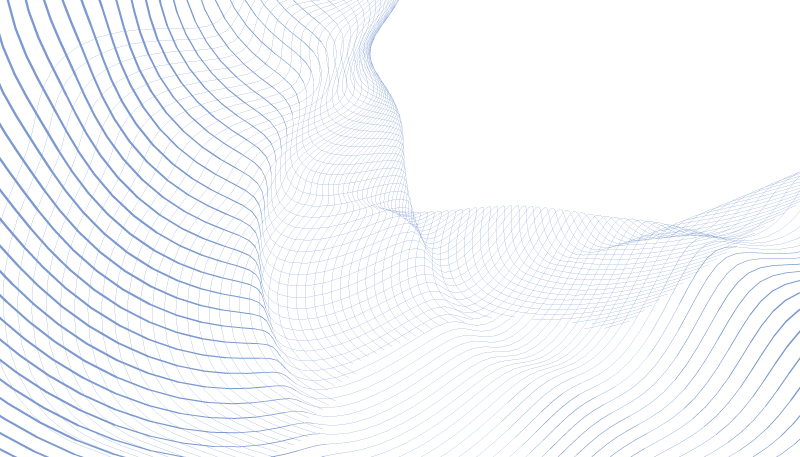 Stylish blue wavy lines modern rug - TenStickers