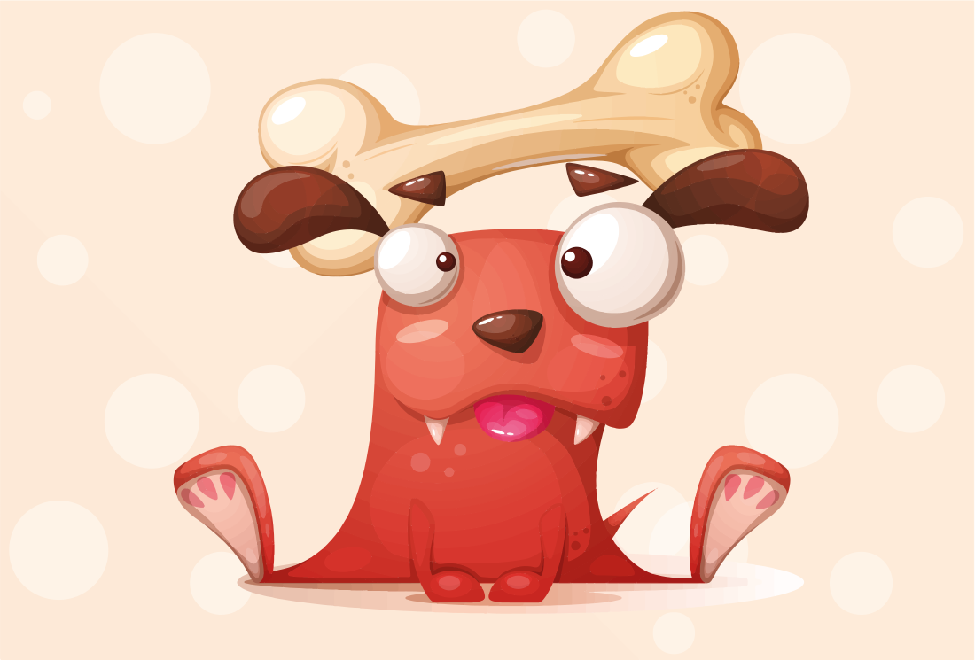 Cheerful Puppy nursery rug - TenStickers