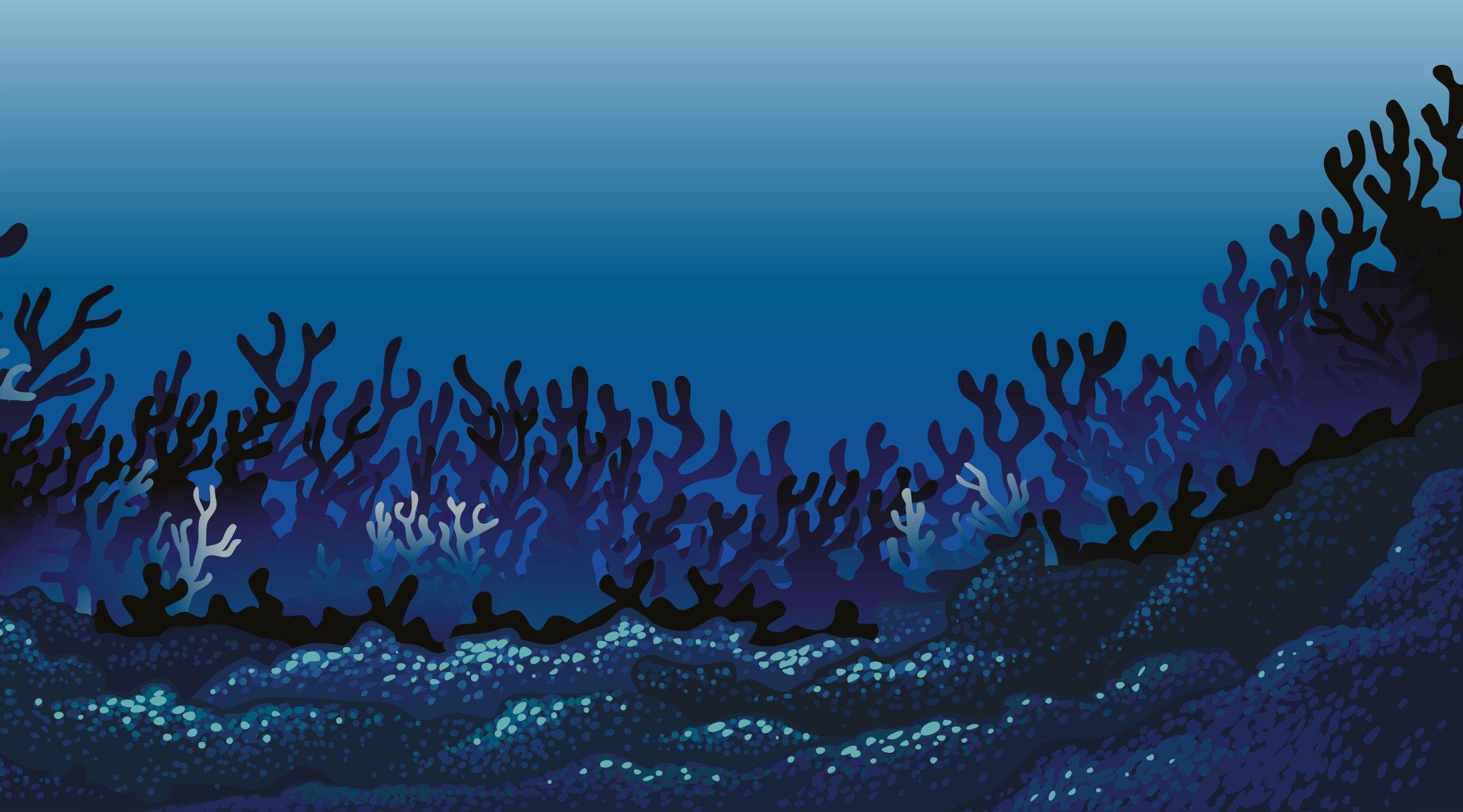 Coral Reef Patterns nature rug - TenStickers