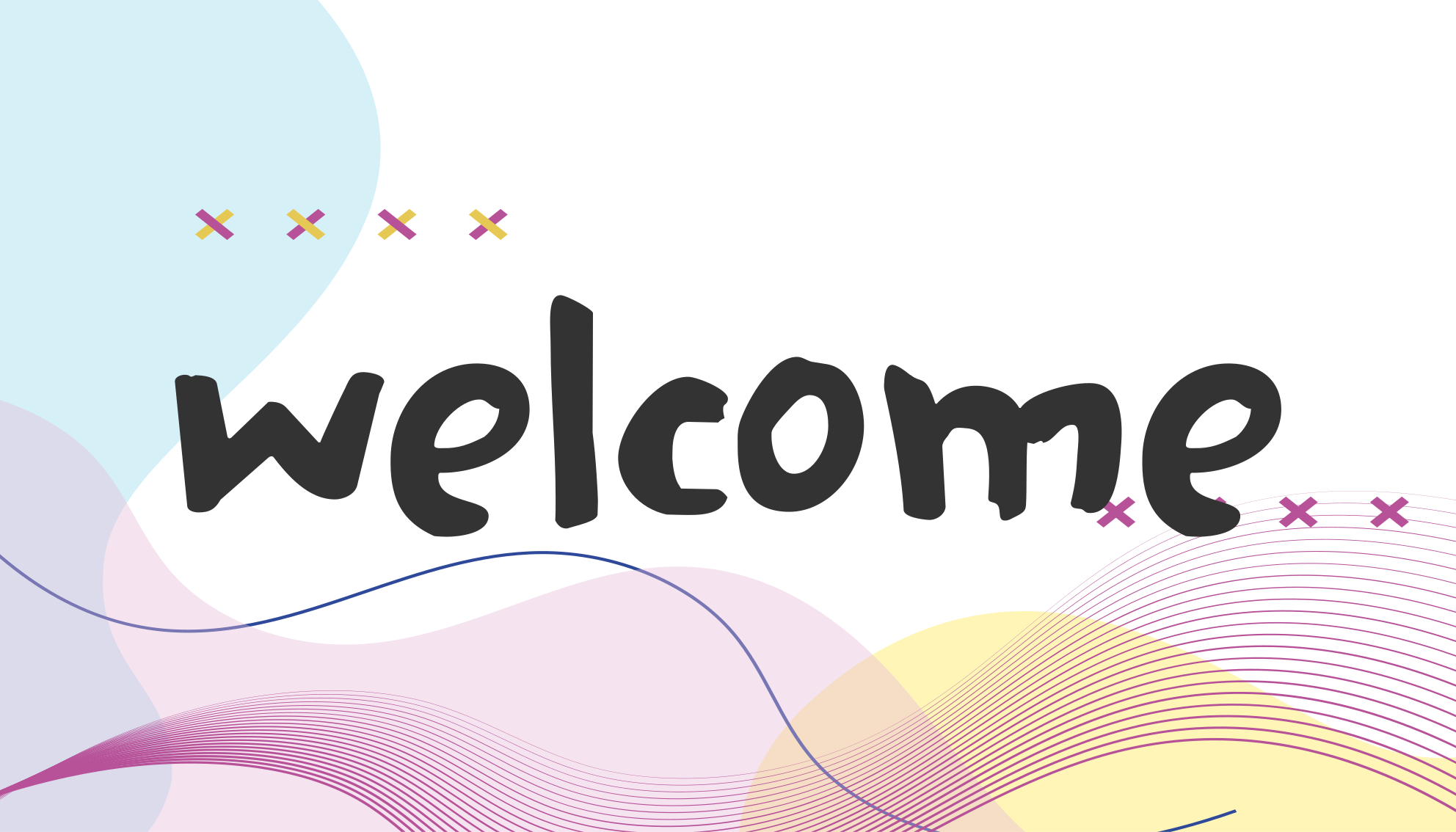 Modern abstract welcome entrance hall rug - TenStickers