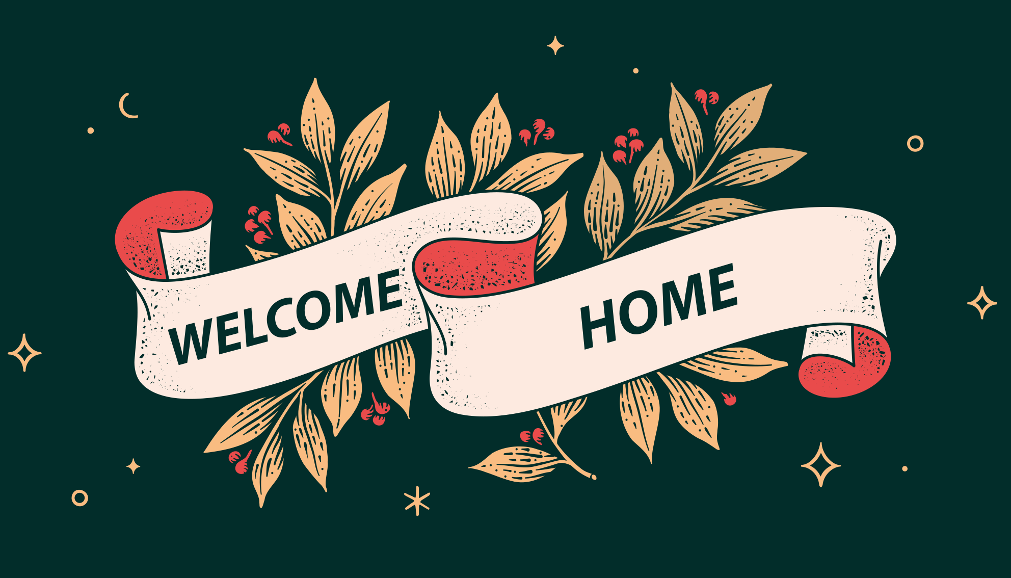 Starry welcome home entrance hall rug - TenStickers