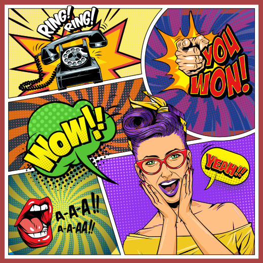 Pop Art Expressions kids rug - TenStickers