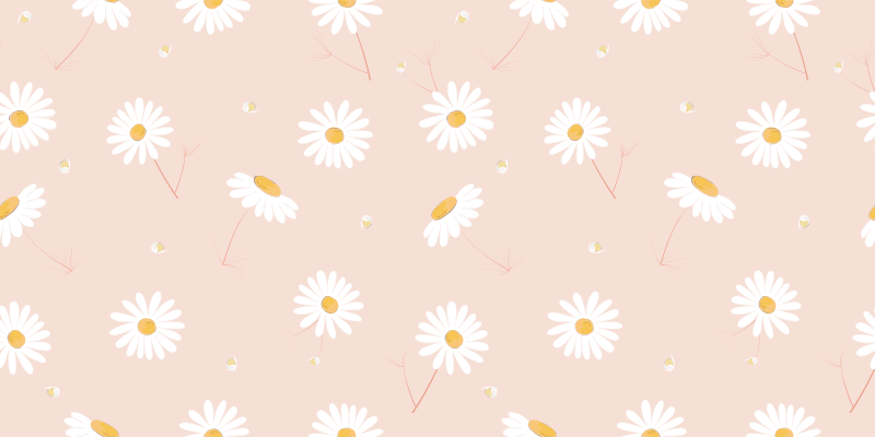 Daisy Bloom Arrangement floral rug - TenStickers