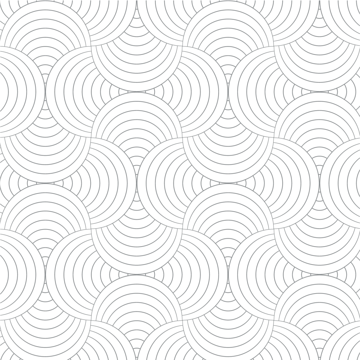 Curved line pattern minimalistic rug - TenStickers