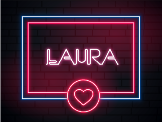 Neon Sign Love custom floor mat - TenStickers