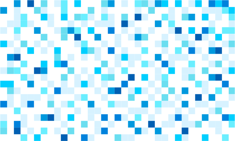 Blue Mosaic Motif tile carpet - TenStickers