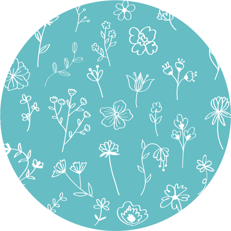 Elegant illustrations floral rug - TenStickers