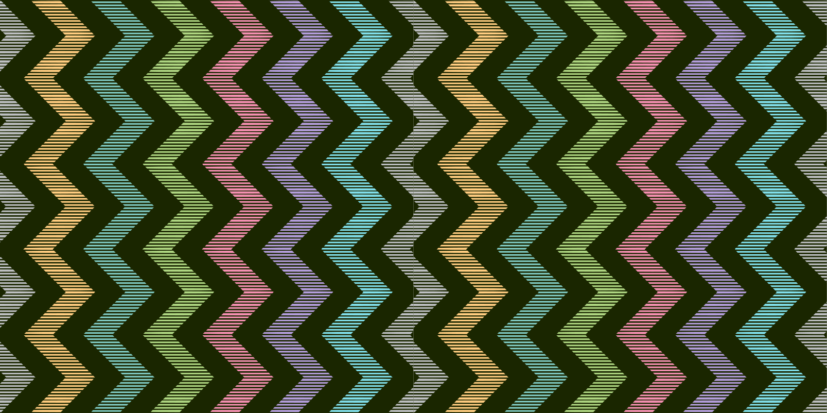 Colorful Zigzag Pattern stripes rug - TenStickers