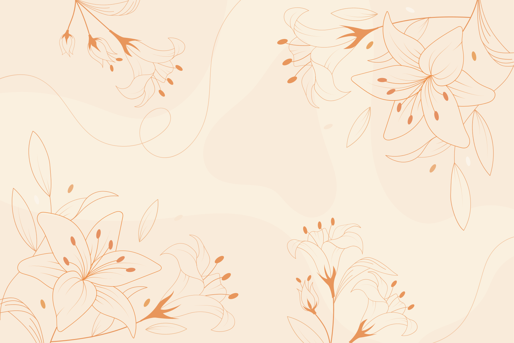 Elegant Botanical Component floral rug - TenStickers