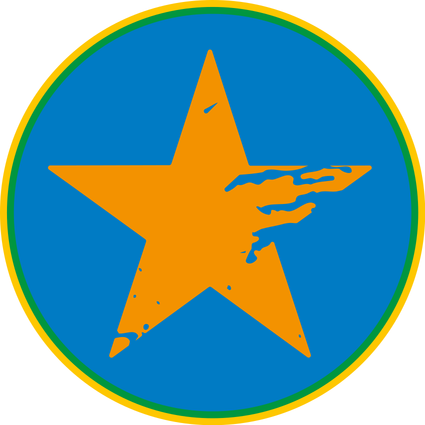 Blue Star Accent kids rug - TenStickers