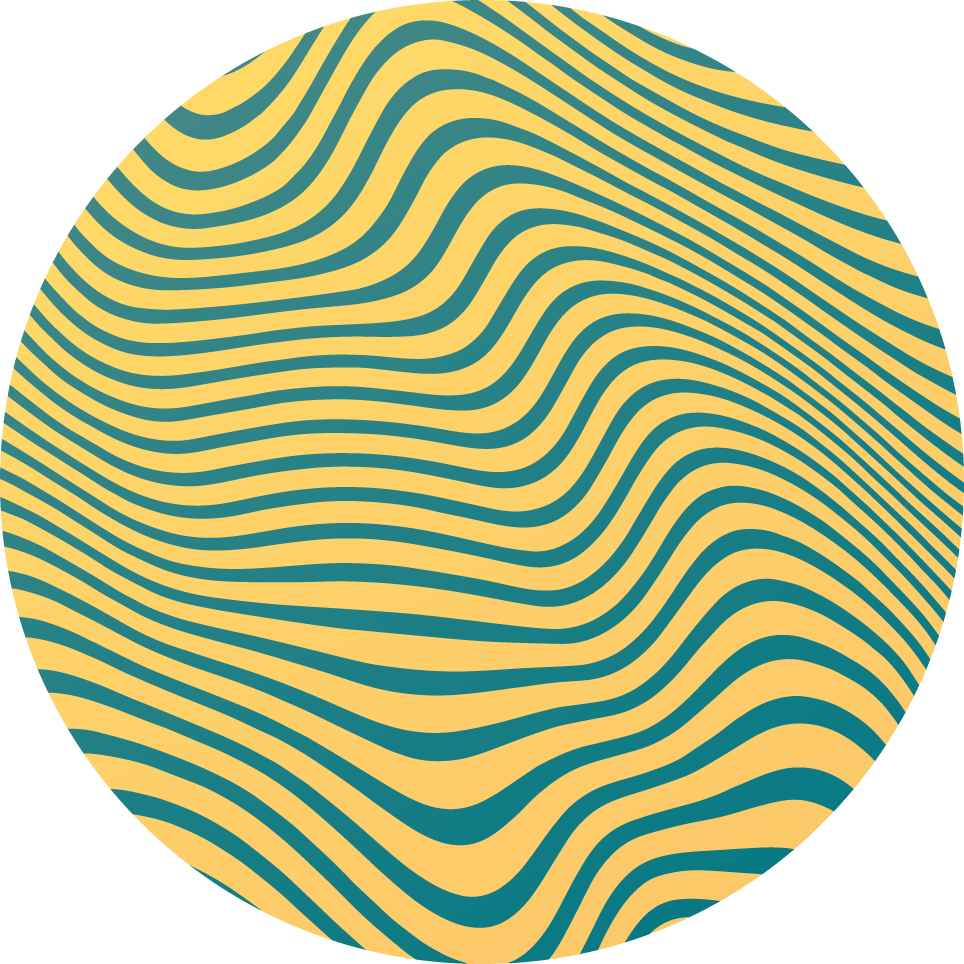 Curvy Line Concept stripes rug - TenStickers