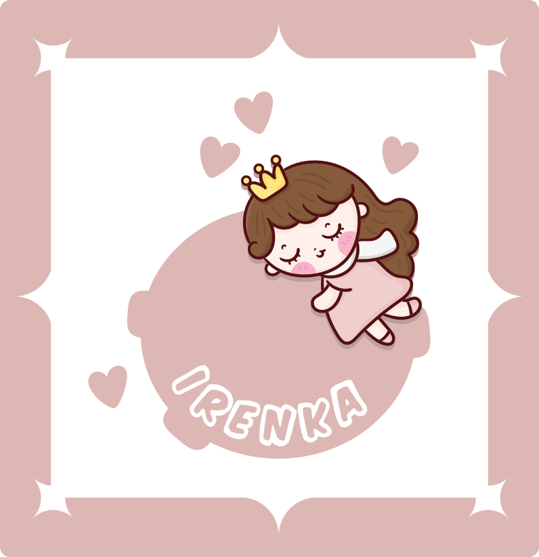 Cute Princess Theme custom floor mat - TenStickers