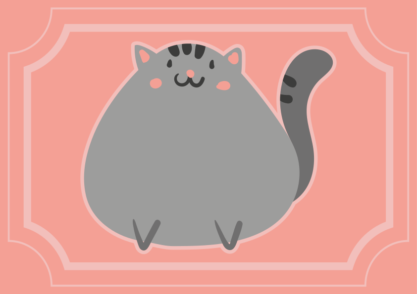 Adorable Feline Artwork kids rug - TenStickers