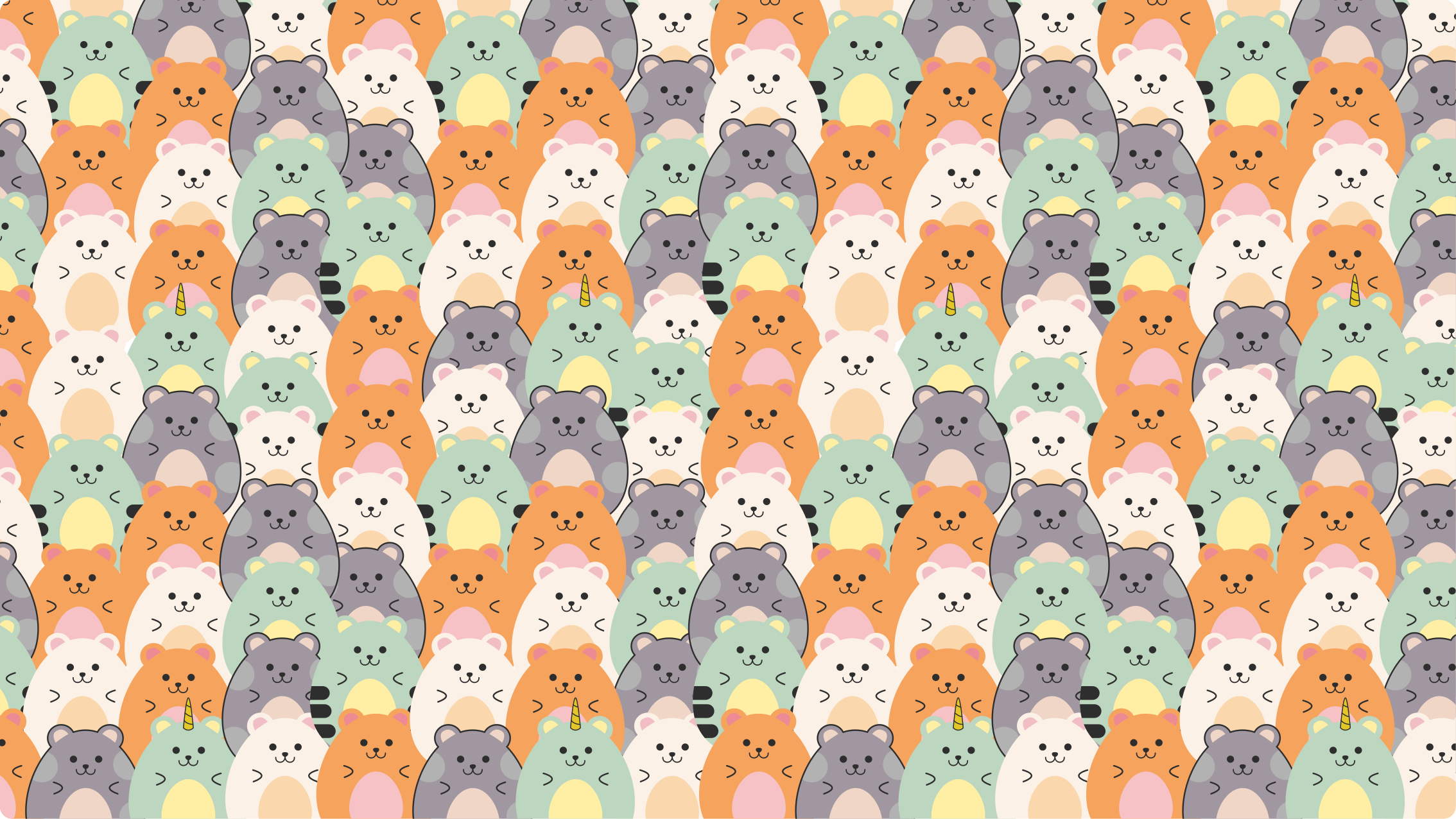 Adorable animal expressions entrance hall rug - TenStickers